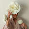 fascinator, boutonniere, bracelet, wedding jewelry, Bridal headdress Derby Hat Women's Church Hat.jpeg