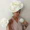 Wedding headdress Derby Hat Women's Church Hat (2).jpeg