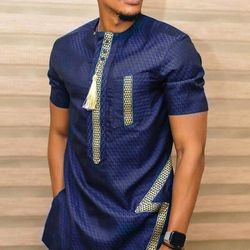 African men clothing, 2pics men sets, cotton fabric, different sizes and colors, men wesrs, all occassion, wedding suit