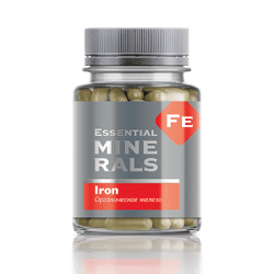 Organic Iron - Essential Minerals, capsules 60 pcs.