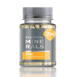 Organic Zinc - Essential Minerals, capsules 60 pcs.