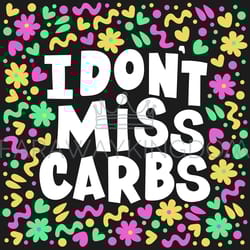 harmful carbs health nutrition problem vector illustration set