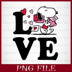 Love Snoopy Valentines png, Snoopy with heart, Snoopy with love, Snoopy png, Valentines Snoopy, Valentines Day, Pink