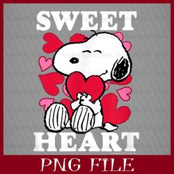 Sweet heart Snoopy Valentines png, Snoopy with heart, Snoopy with love, Snoopy png, Valentines Snoopy, Valentines Day