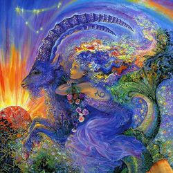 pdf cross stitch pattern - zodiac signs - capricorn