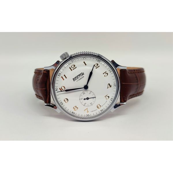 Classic-mechanical-watch-Vostok-Prestige-Gold-Blue-58108A-3