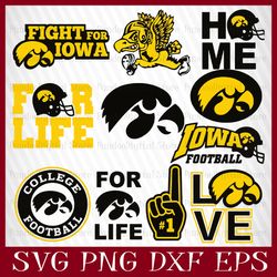 Fight For Iowa Bundles, Fight For Iowa Svg, ncaa Football Svg, ncaa team, ncaa Bundles, Ncaa bundle svg, svg ncaa