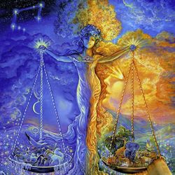 pdf cross stitch pattern - zodiac signs - libra