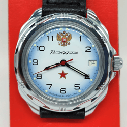 Vostok Komandirskie 2414 Double Headed Eagle Red Star 211323 Brand new Men's mechanical watch