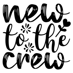 New-to-the-crew-Typography Tshirt Dedsign Download By  Vectorfreek