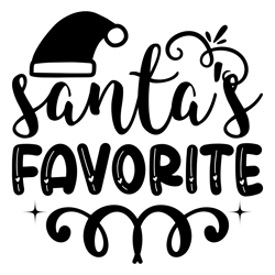 Santas-favorite-Baby For Typography tshirt Design Print Raedy  File download