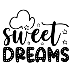 Sweet-Dreams-Typography Tshirt  Design Download By Vectorfreek