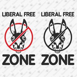 Liberal Free Zone Political Activism SVG Vinul Cut File