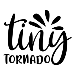Tiny-tornado-Typography Tshirt  Design print Ready  Svg Cut  File Dowload by Vectofreek