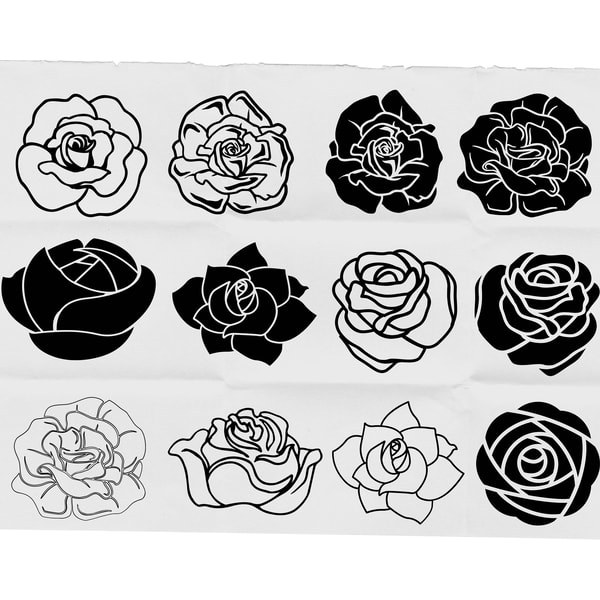 350 PLUS ROSE SVG Bundle, ROSES Svg Bundle, Rose Clipart Bun - Inspire ...