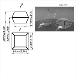 project 301. stained glass printable pattern. brillant3d