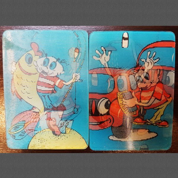4 Vintage Calendar cards overflow volume stereos Animated films USSR.jpg