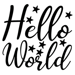Hello-World-Baby For typography Tshirt  Design