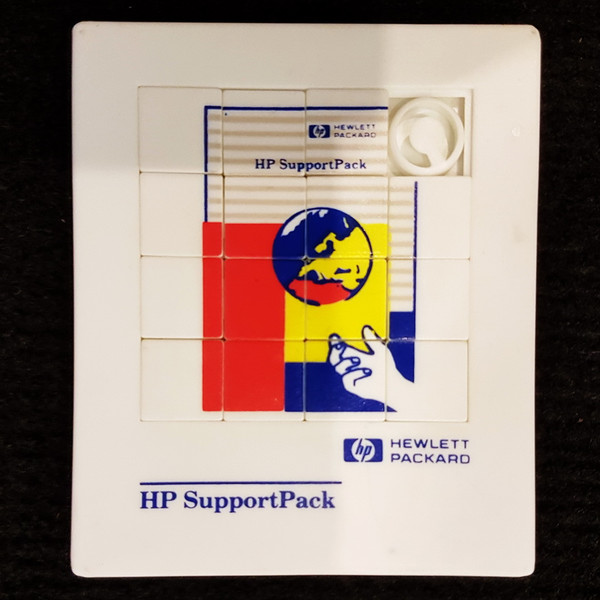 1 Vintage 15 Number Slide Game advertizing HEWLETT PACKARD Brain Teaser 1990s.jpg