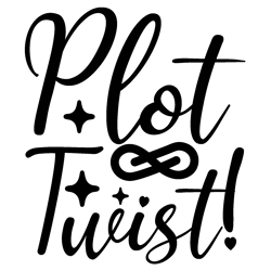 Plot-Twist-Typography tshirt Design