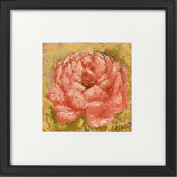 original oil painting flower peony . interior painting, decor,gift