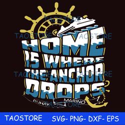 Home is where the anchor drops svg