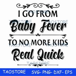 I go from baby fever to no more kids real quick svg 670