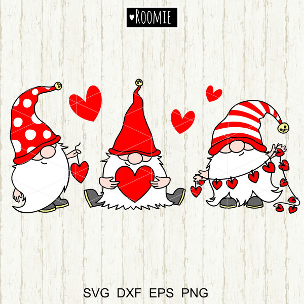 Valentine Gnomes with Hearts Clipart 1.jpg
