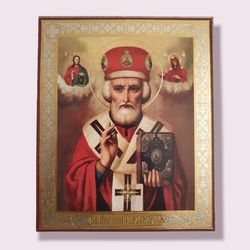 St. Nicholas the Wonderworker icon | Orthodox gift | free shipping from the Orthodox store