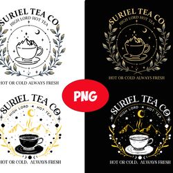 suriel tea co png, acotar png, a court of thorns and roses, the night court gift png, gift for her, gifts for readers