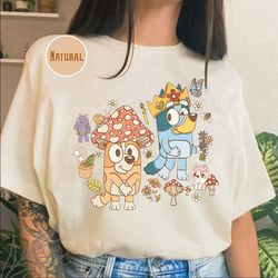 bluey mushroom bingo mushroom sweat shirt, king bluey sweat shirt cute, bluey sweat shirt