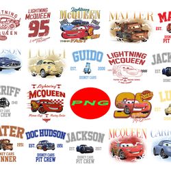 cars png, cars movie png, cars svg, planes and cars birthday, instant download lightning mcqueen , family vacation png
