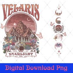 velaris city of starlight bundle png, acotar velaris, city of starlight, bookish, romantasy, the night court, sjm merch