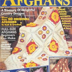Digital Vintage Crochet Magazine Of Afghan Plaids\Country Afgans