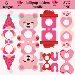 lollipop holders svg & png | sucker holder
