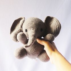 CROCHET PATTERN ELEPHANT BABY