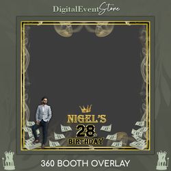 360 photo birthday man touchpix photobooth money birthday overlay videobooth template custom 360 slomo overlay booth