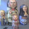 englishman gift matryoshka family portraits dolls