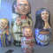 englishman gift matryoshka family portraits dolls