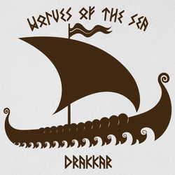 Ship Sticker, Drakkar, The Ship Of The Ancient Vikings, Wall Sticker Vinyl Decal Mural Art Decor