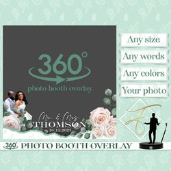 Wedding 360 Overlay 360 Photo Template Wedding Video Booth Template Wedding Touchpix Photo Booth 360 Overlay for Wedding