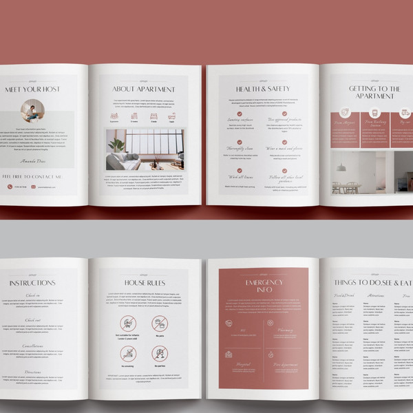 Airbnb Welcome book template, Canva template, guest book, airbnb template, welcome guide, rental templates wifi password (3).jpg
