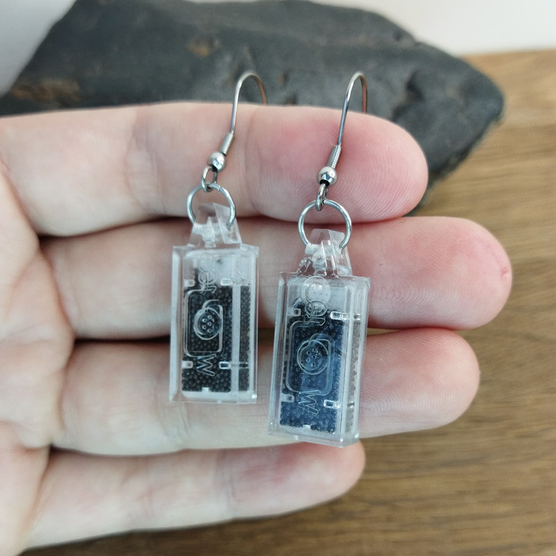 rectangle-dystopian earrings