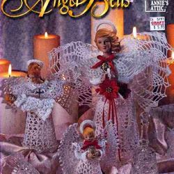 Digital | Crochet patterns | Angel bells | Vintage crochet pattern | Christmas gifts | Angels | PDF template