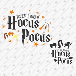 Bunch Of Hocus Pocus Halloween Party Funny Humorous SVG Cut File