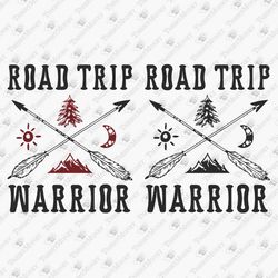Road Trip Warrior Travel Outdoor Camping SVG Cuttable Design