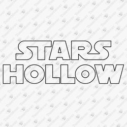 Stars Hollow Parody TV Series Graphic Design SVG Cut File