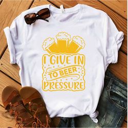 I-give-in-to-beer-Tshirt  Design Download By Vectorfreek