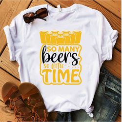 So-Many-Beers-So-Little. Typograpgy Tshirt Design  Download by  Vectofreek