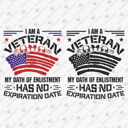 United States Veteran USA Oath Of Enlistment Army Patriotic SVG Cut File